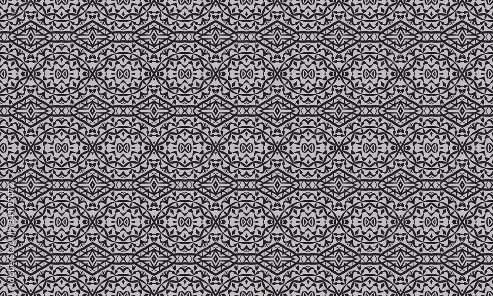 Seamless repeated pattern design. Women's long dress pattern design, vector vintage art illustration Seamless repeated pattern design. Women's long dress pattern design, vector vintage art illustration