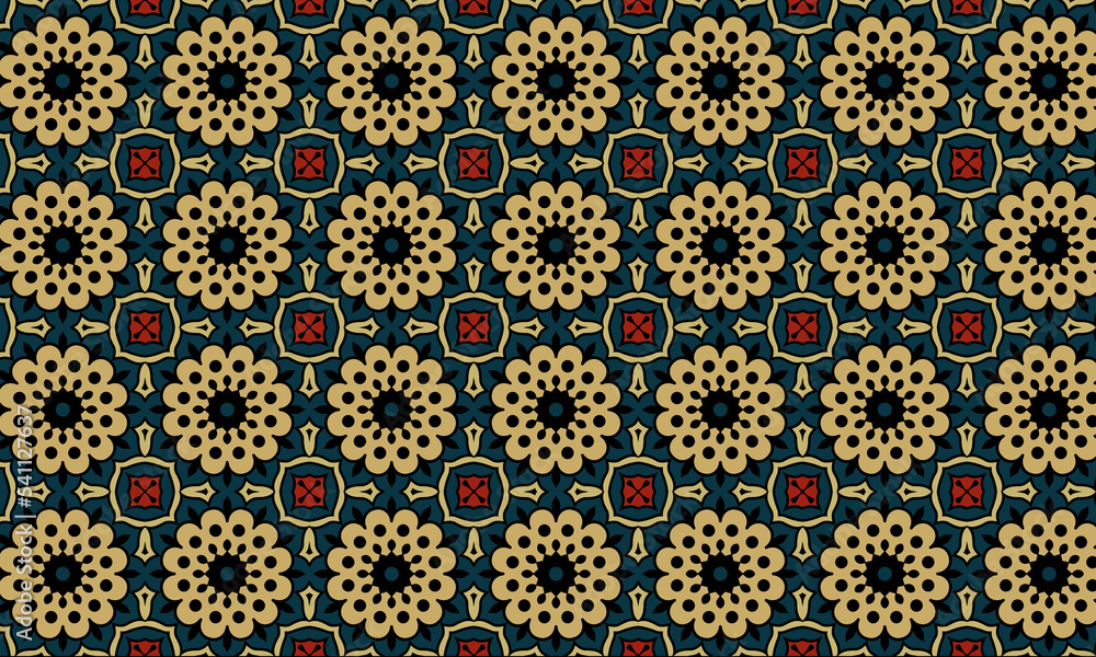 Allover Repeated pattern, saree print pattern design, floral pattern, colorful pattern, textile design, Batiks fabric pattern, indonesia batik, bali batik,  floral repeated pattern, tai dai pattern, 