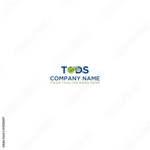 TODS tennis logo design .