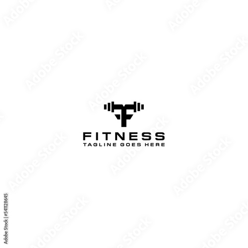 TF fitness creative logo design