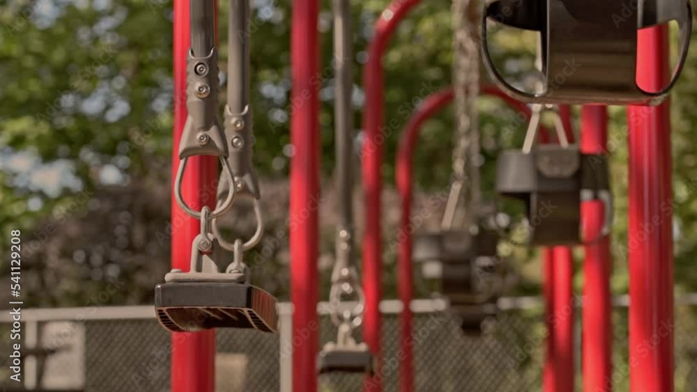 Empty kids playground in the summer Empty kids playground in the summer