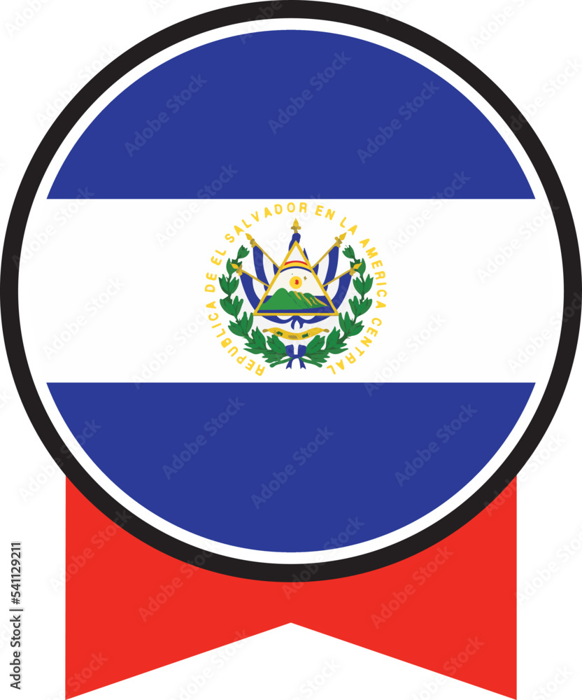 El Salvador flag background with cloth texture.El Salvador Flag vector illustration eps10. - Vector El Salvador flag background with cloth texture.El Salvador Flag vector illustration eps10. - Vector
