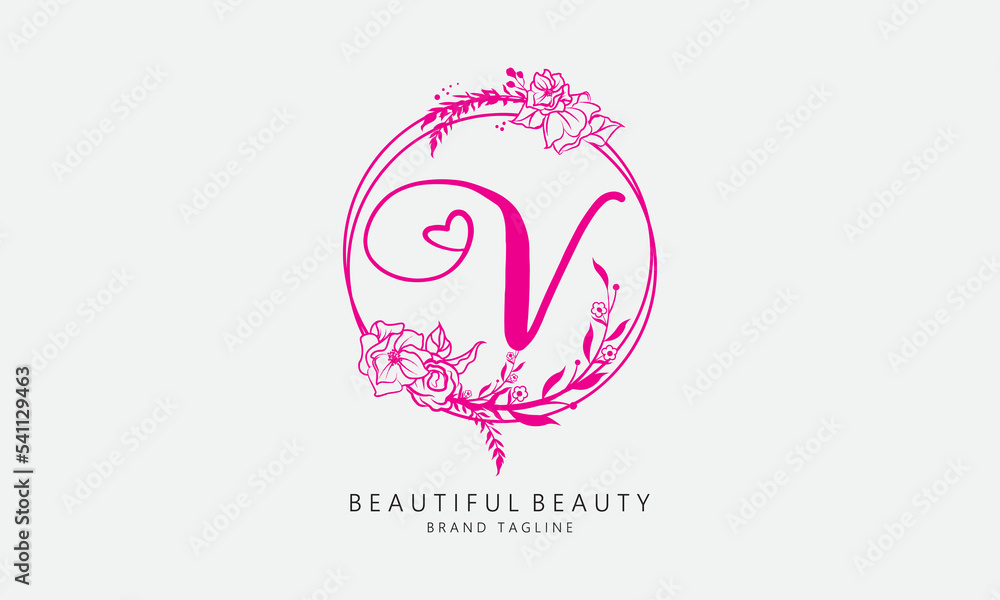 Rose love beauty vector letters for beauty and fashion brand and pink rose logo with love sign vector for valentines day and love symbol icon letters Rose love beauty vector letters for beauty and fashion brand and pink rose logo with love sign vector for valentines day and love symbol icon letters