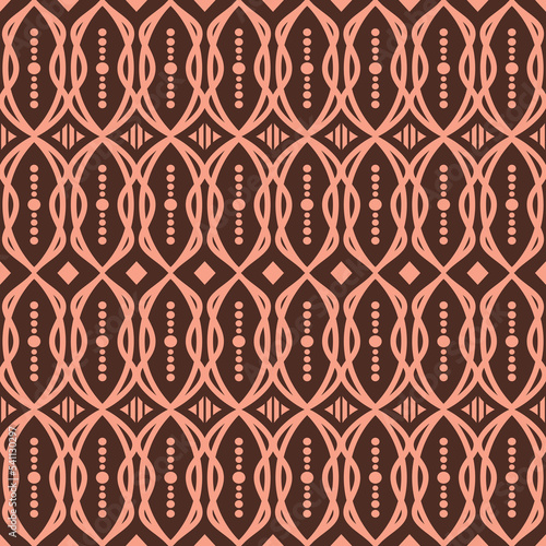 Motif batik seamless pattern. Geometric ethnic pattern traditional Design for background, fabric, vector illustration