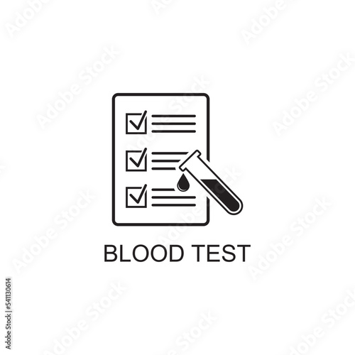 blood test icon , laboratory icon