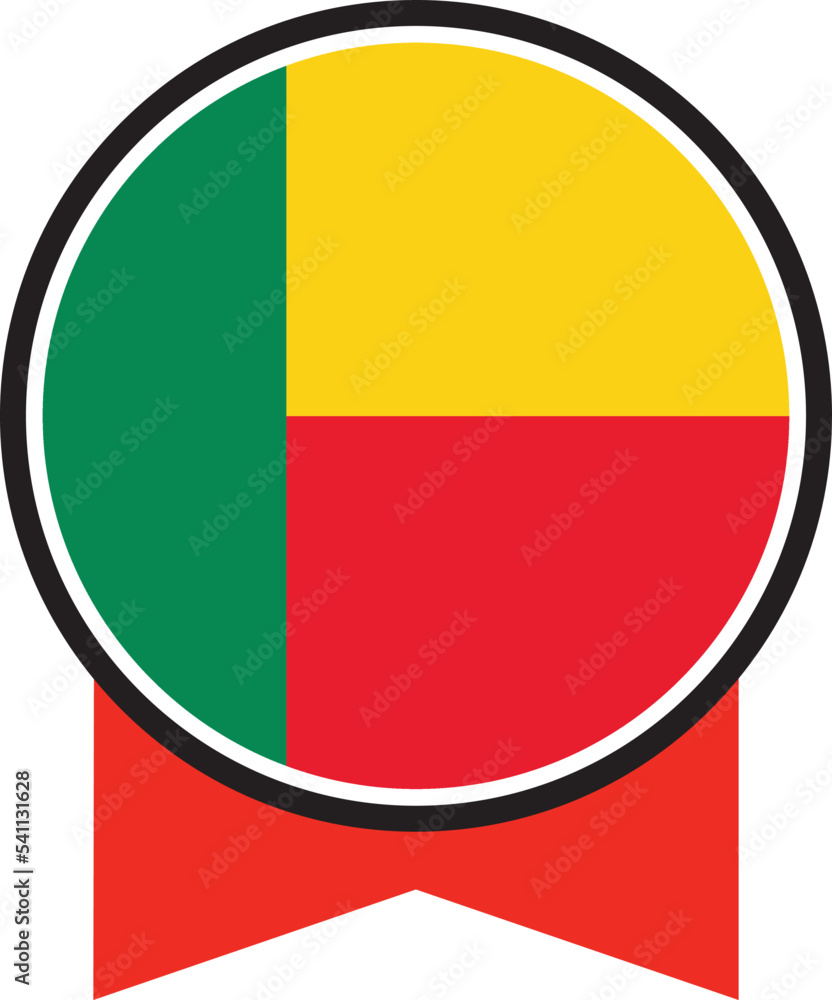 Benin flag, the flag of Benin, vector illustration
Benin flag, the flag of Benin, vector illustration