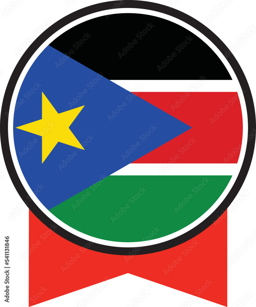 South Sudanflag, the flag of South Sudan, vector illustration
South Sudanflag, the flag of South Sudan, vector illustration