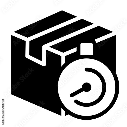 time,box,delivery,shipping,delivery time icon