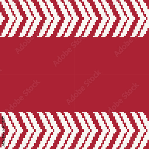 Chevron Fair Isle Seamless Pattern Design