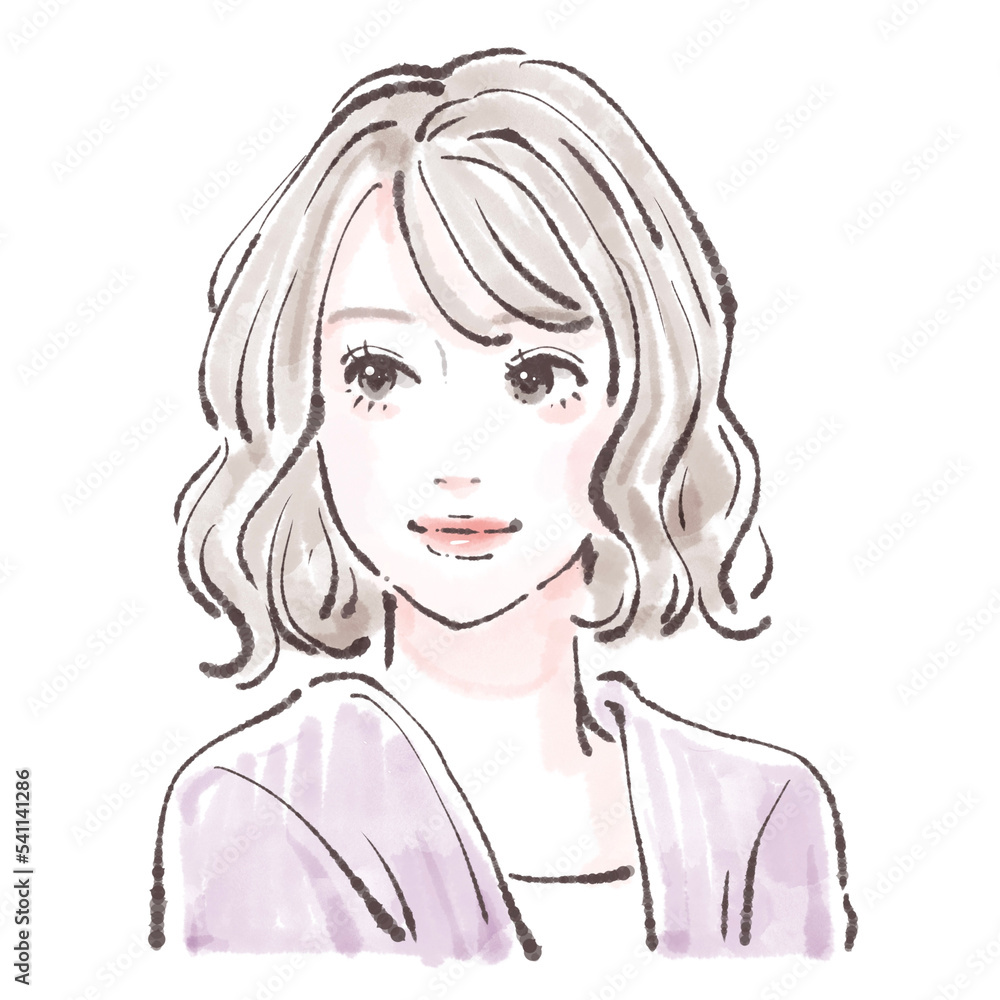 女性のイラスト素材 女性のイラスト素材