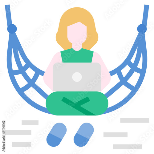 digital nomad icon