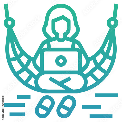 digital nomad icon