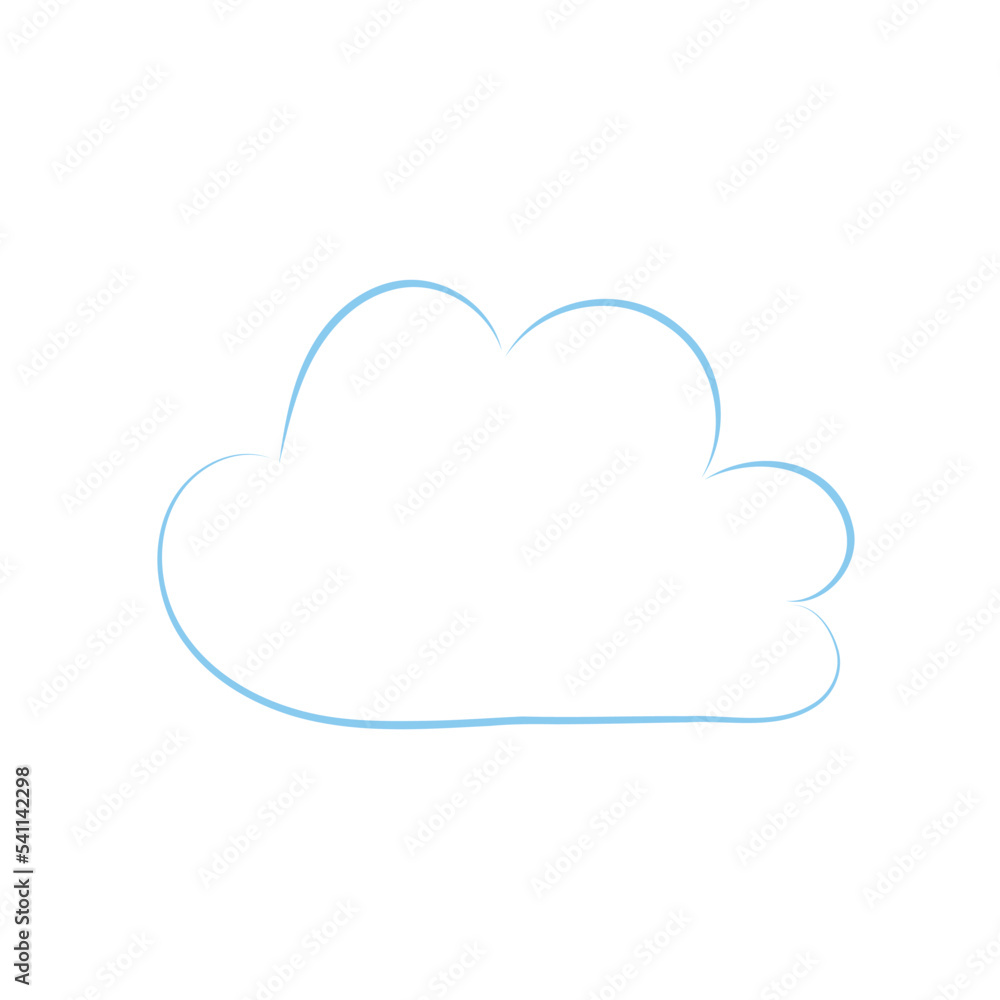 cartoon cloud, bright sky, bubble cloud, cloud template