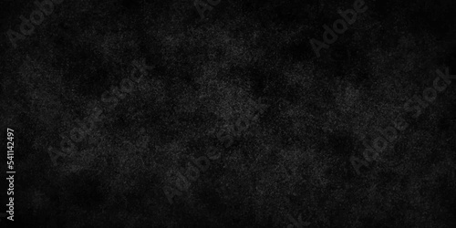 Abstract background with black wall surface, black stucco texture .Dark wall texture background for design. Black vector background texture, old vintage charcoal gray color paper texture design .	