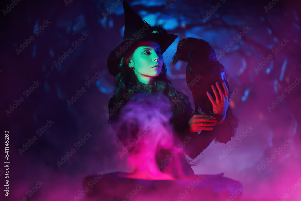 scary halloween witch