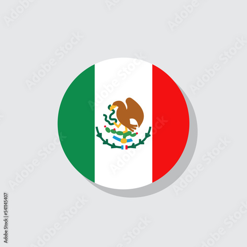 Flag of Mexico flat icon