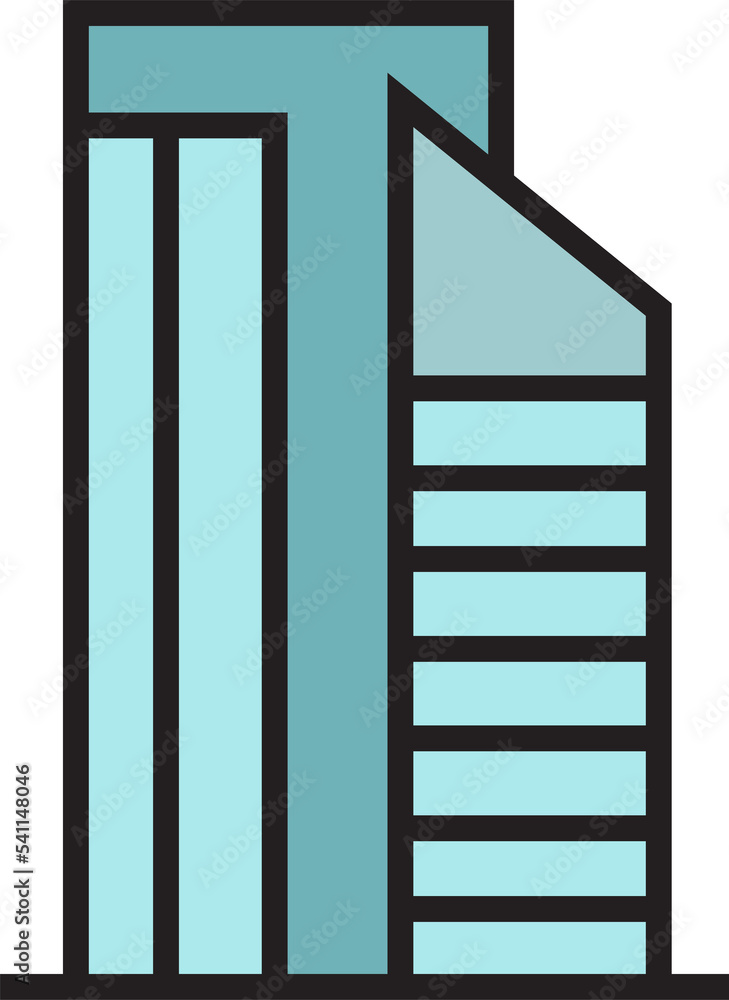 condo and office building icon illustration condo and office building icon illustration