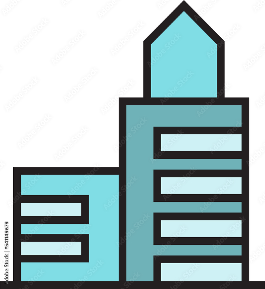 office and condo building icon office and condo building icon
