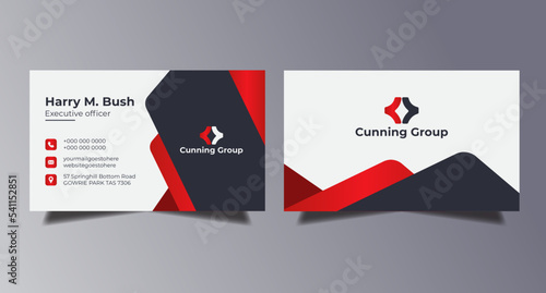 professional abstract creative modern name card and business card
