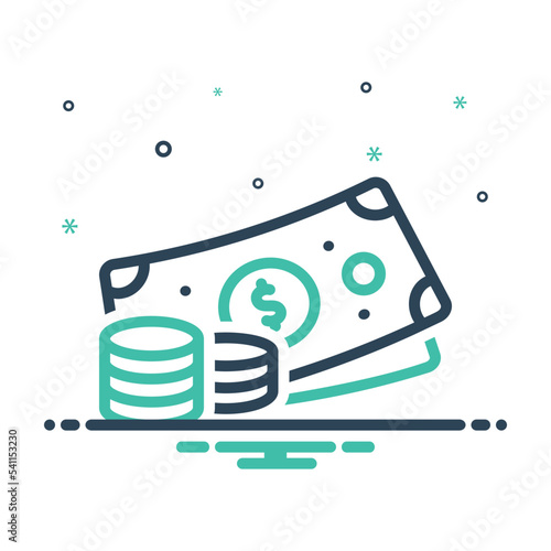 Mix icon for monetary