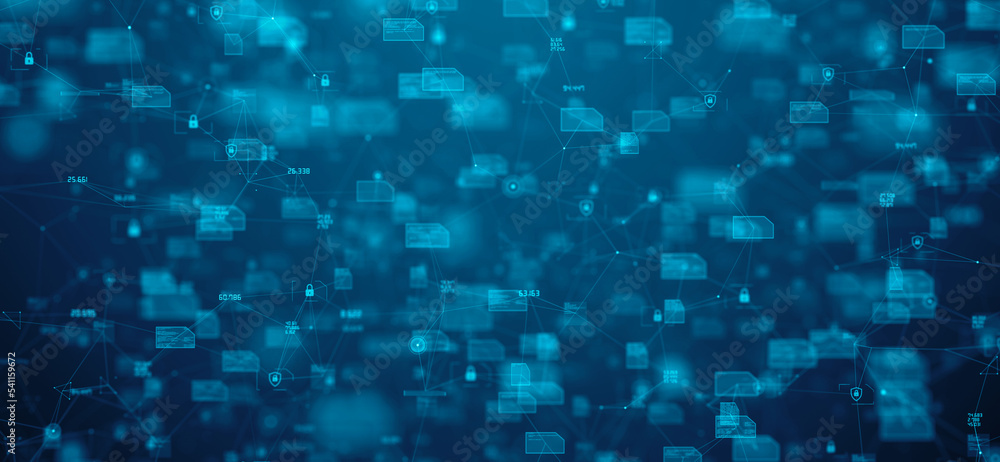 Cloud computing, illustration Cloud computing, illustration