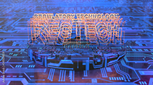 Regulatory technology, illustration photo