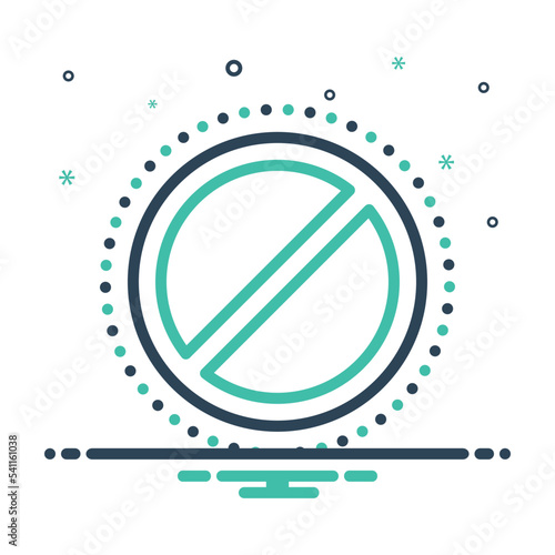 Mix icon for stopped