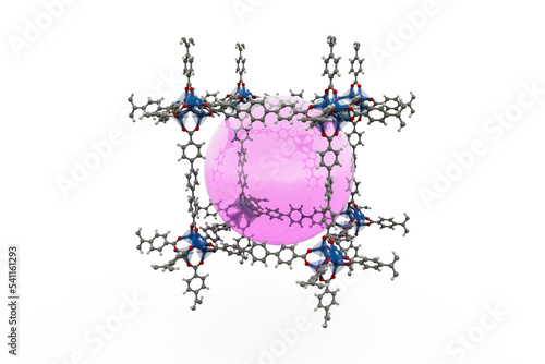 Metal organic framework 16, illustration photo