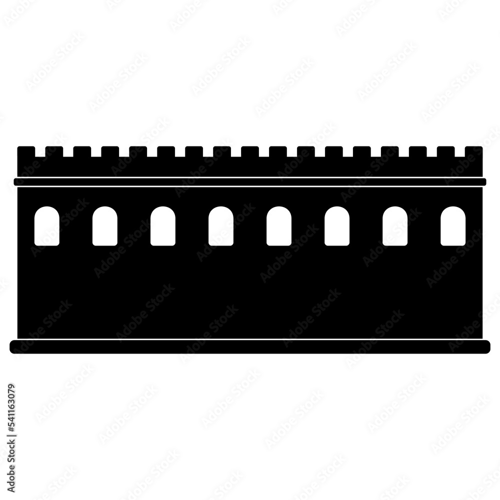 castle icon set, castle vector set sign symbol