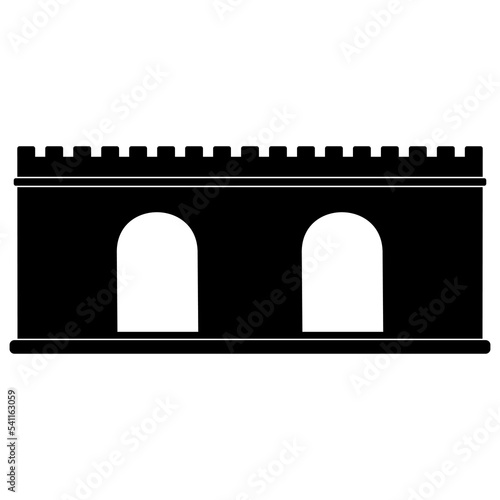 castle icon set, castle vector set sign symbol