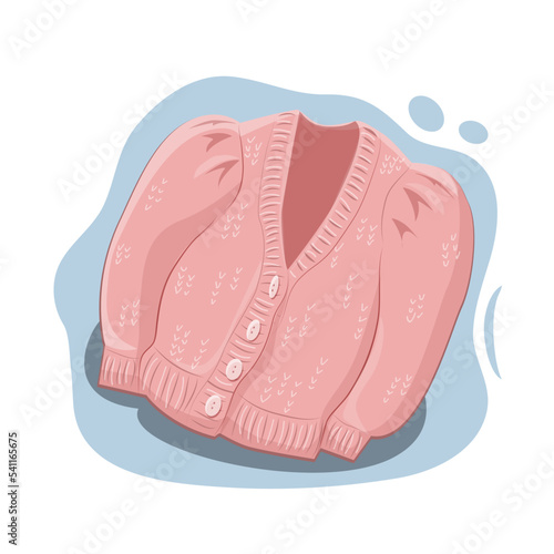 Warm cardigan cute pastel design