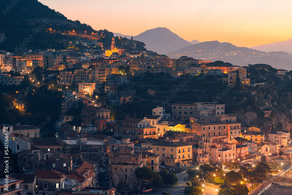 view of Vietri sul mare, Amalfi coast