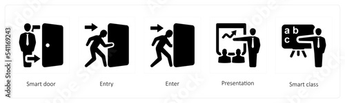 smart door, entry and enter