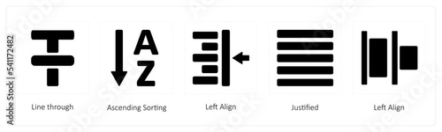 Line through, Ascending Sorting