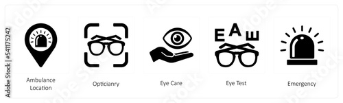 Ambulance location, Opticianry
