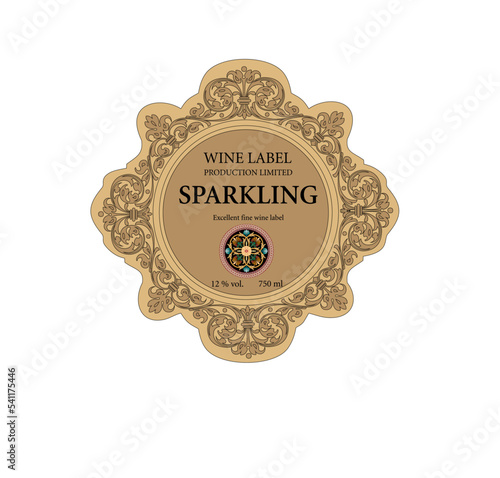 WINE LABEL COLLECTION DECORATIVE STICKER PROSECCO STYLE ITALIAN CLASSIC