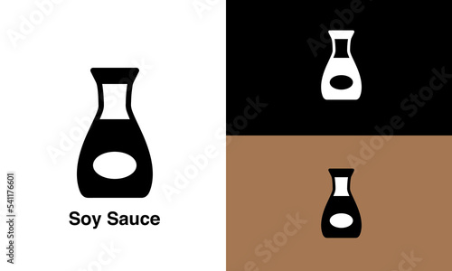 soy sauce vector icon white background