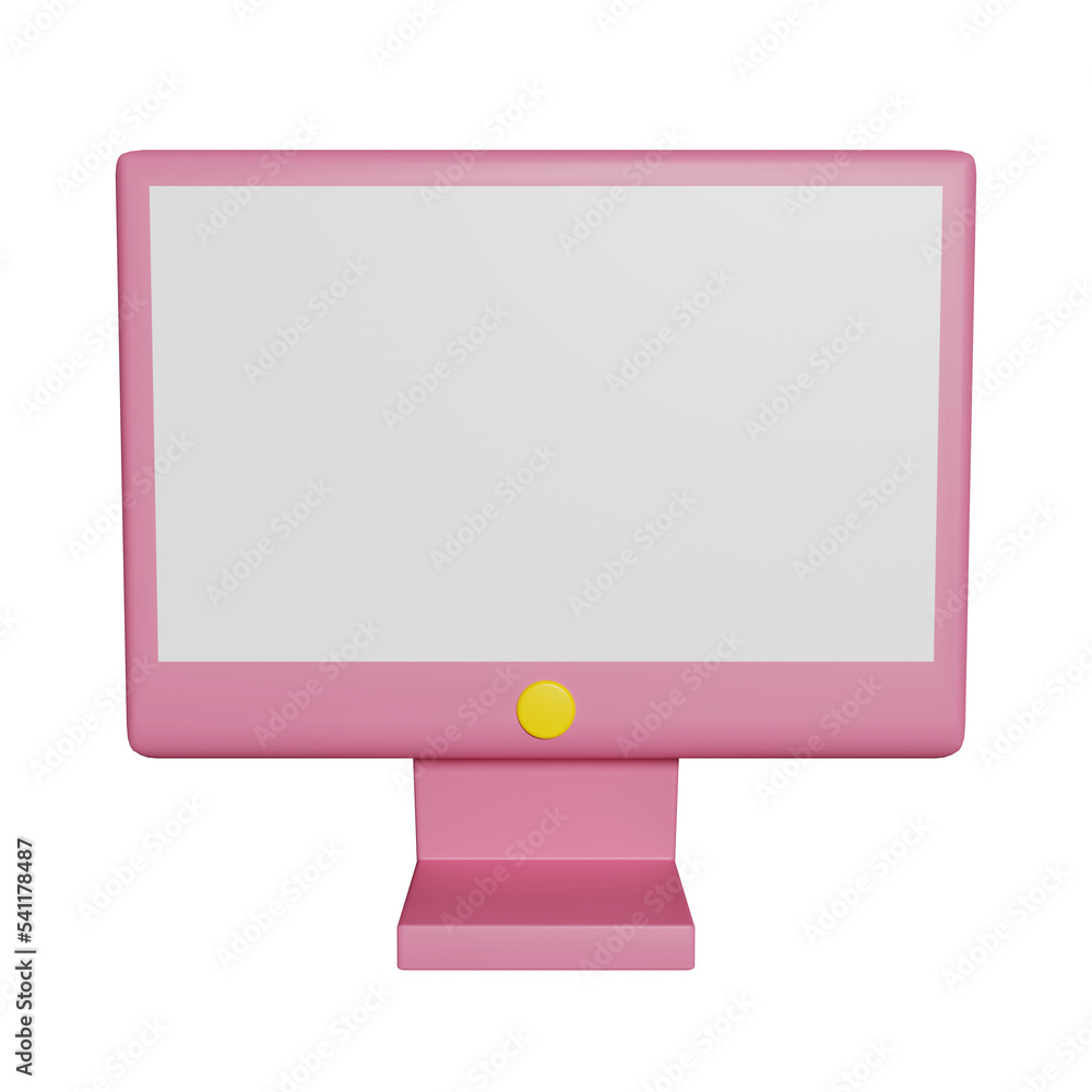3D illustration of a computer monitor. As an illustration of electronic goods, computers, tv and also 3D monitor icons. 3D illustration of a computer monitor. As an illustration of electronic goods, computers, tv and also 3D monitor icons.