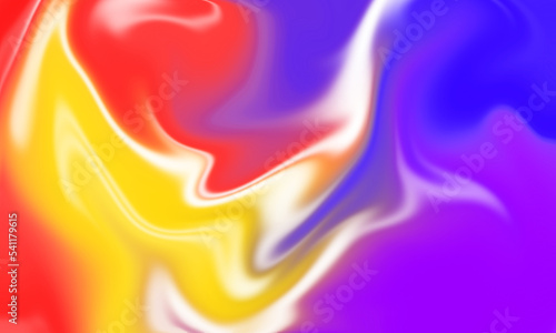 glossy colorful gradient abstract with liquid pattern 