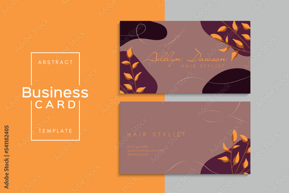 Naklejka premium Vector abstract creative business cards (set template)