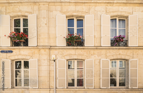 Building facade in France photo