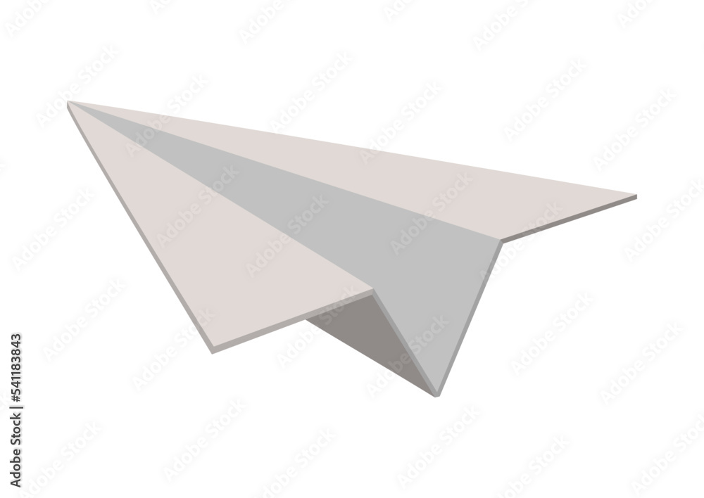 Vector illustration of paper plane isolated on white background Vector illustration of paper plane isolated on white background