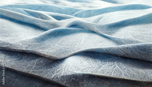 Green blue fiber background