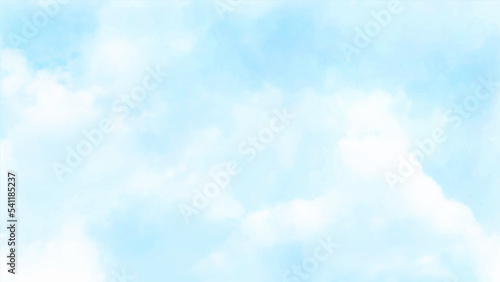 white cloud and blue sky background