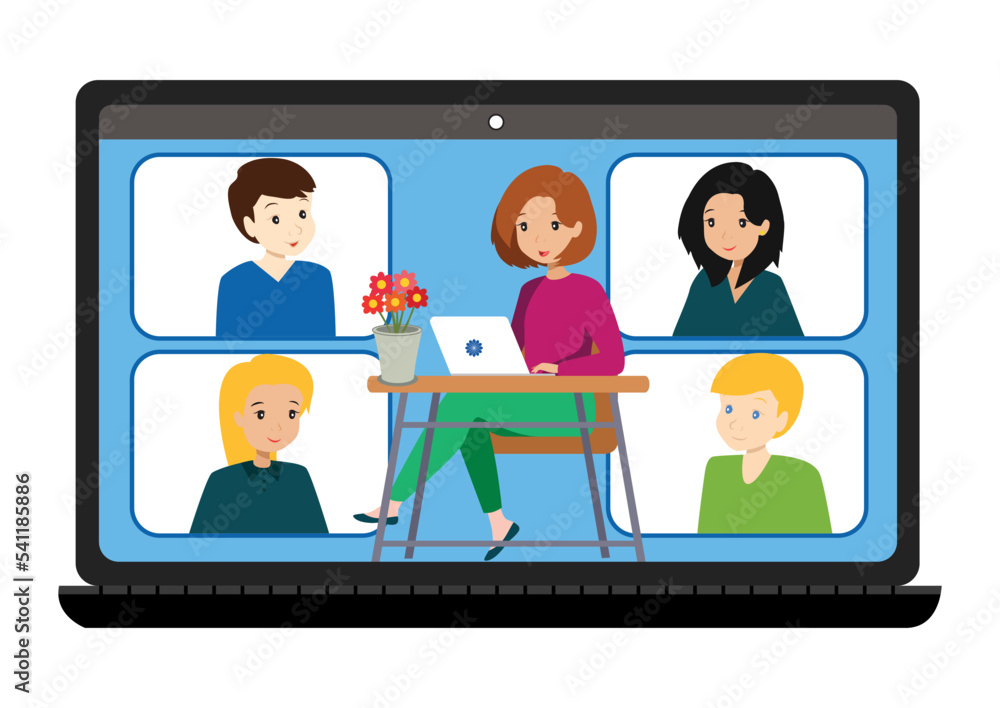 Working at home. Freelance people work from home Working at home. Freelance people work from home