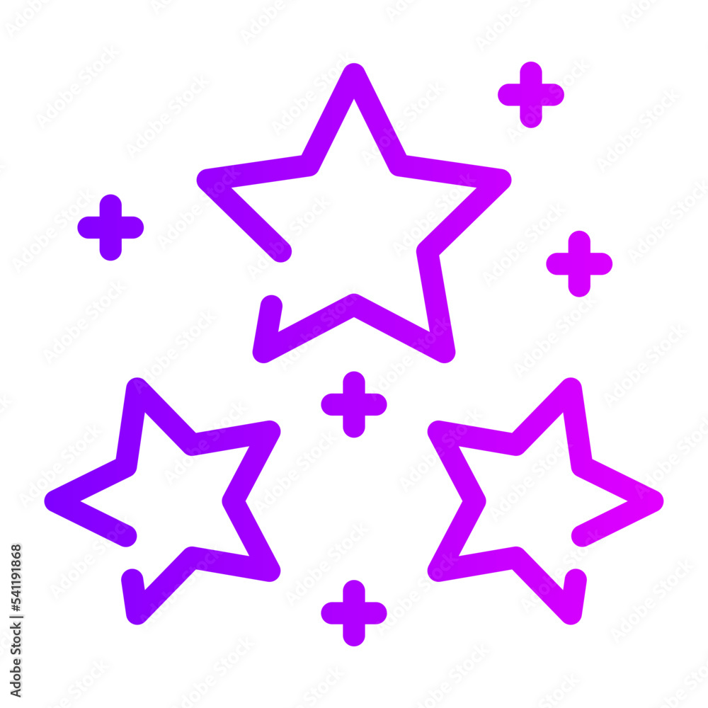 stars gradient icon stars gradient icon