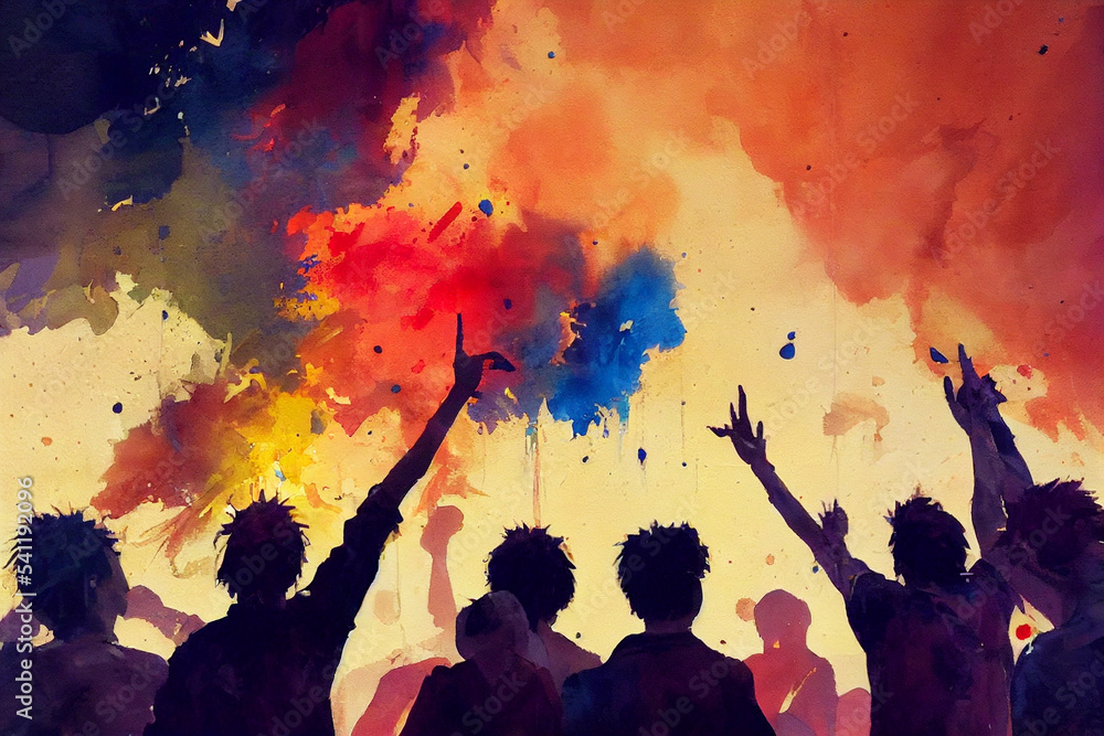 Soccer fans. Football hooligans. Football fans celebrating team victory