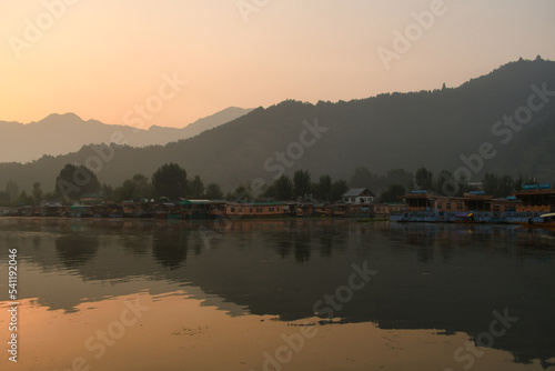 Dal Lake  Srinagar  Kashmir  India