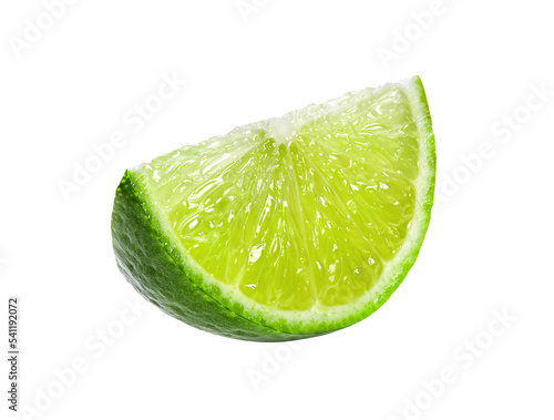 Lime cut isolated on transparent png