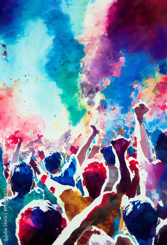 Soccer fans. Football hooligans. Football fans celebrating team victory